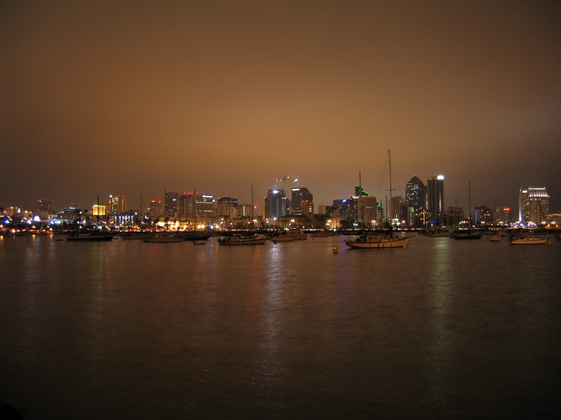 San Diego by night