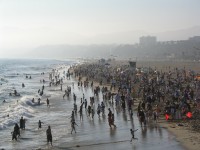 La spiaggia di Santa Monica